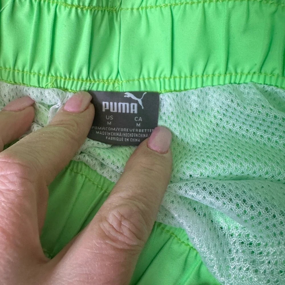 Puma Teal and Lime Rash Guard Set - Picture 6 of 6